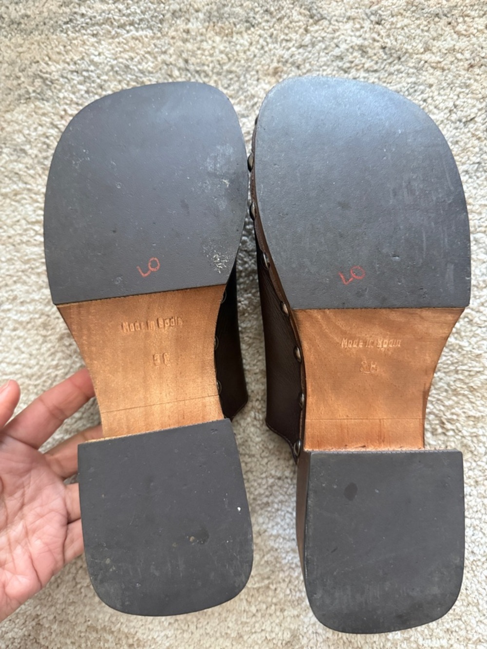 MANGO Studded Leather Clog - Picture 10 of 12